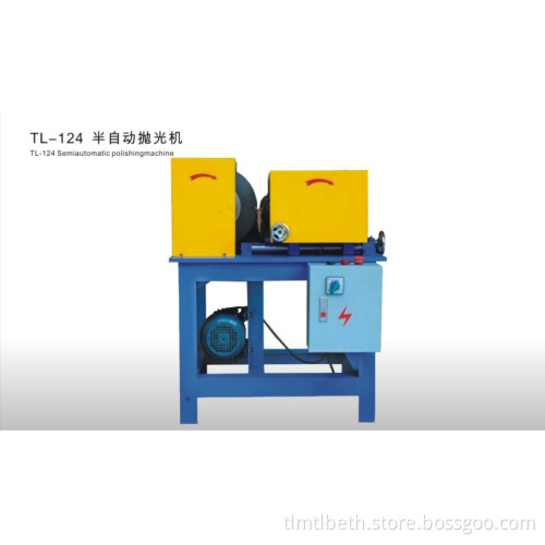 Tube polishing machine for heating element tubular heater